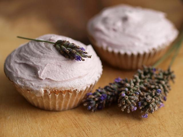 Lavendel cupcakes
